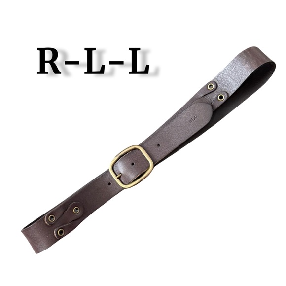 Lauren Ralph Lauren Brown Leather Belt Size L